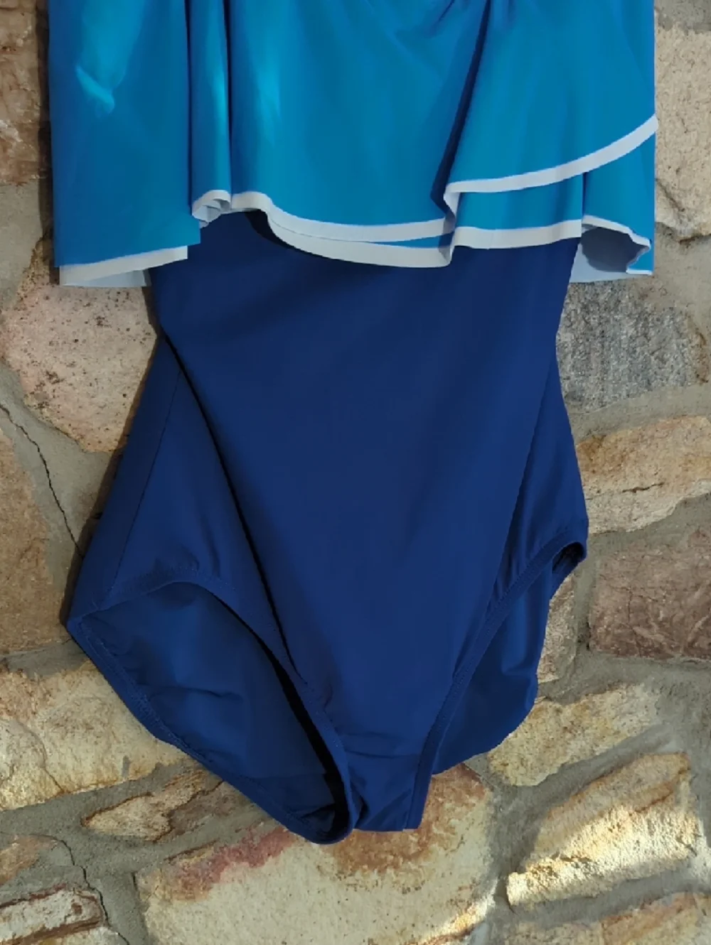 Contours By Coco Reef Bright Blue Ruffle One-Piece Swimsuit - Picture 5 of 12
